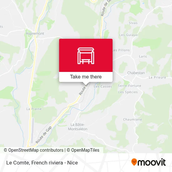 Le Comte map