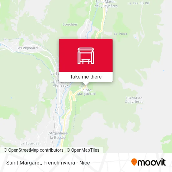 Sainte-Marguerite map