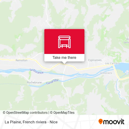 La Plaine map