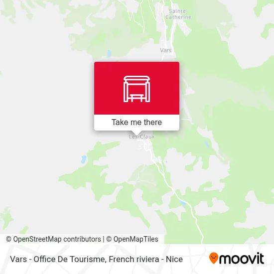 Vars - Office De Tourisme map