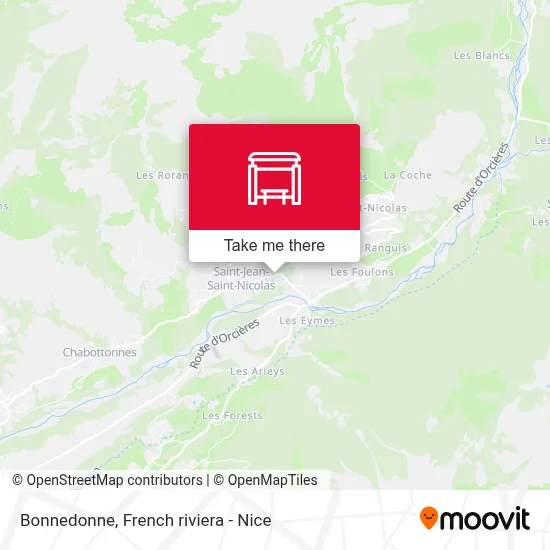 Bonnedonne map
