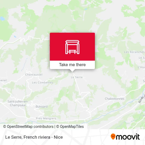 Le Serre map