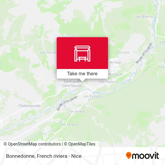 Bonnedonne map