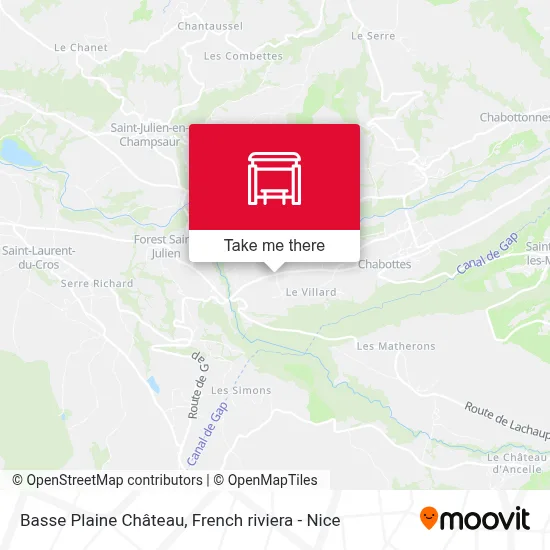 Basse Plaine Château map