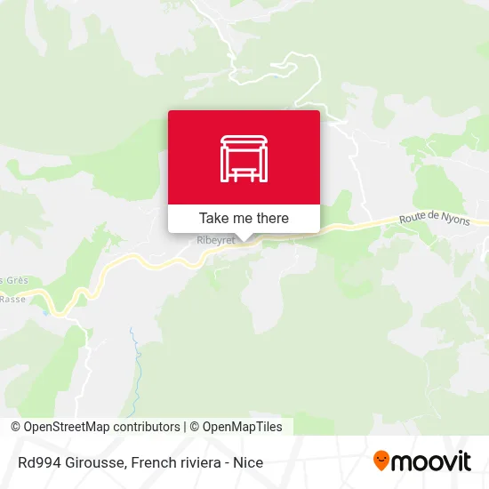 Mapa Rd994 Girousse