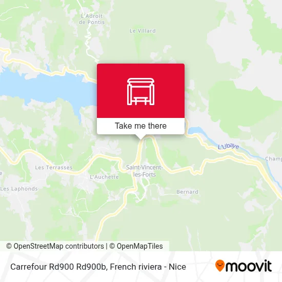Carrefour Rd900 Rd900b map
