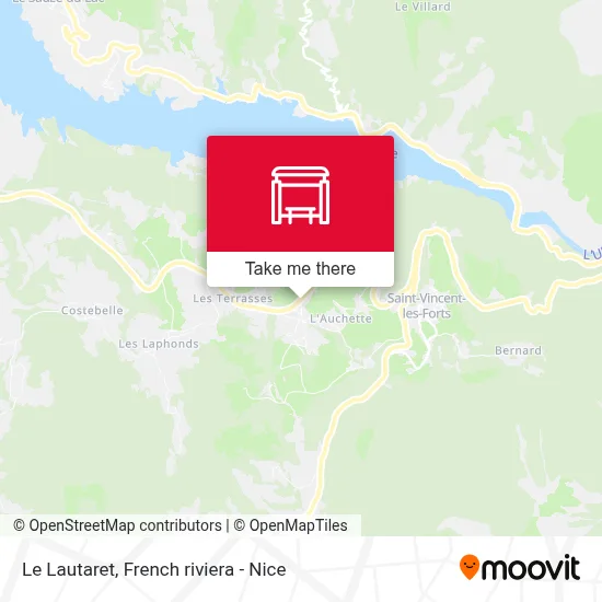 Le Lautaret map