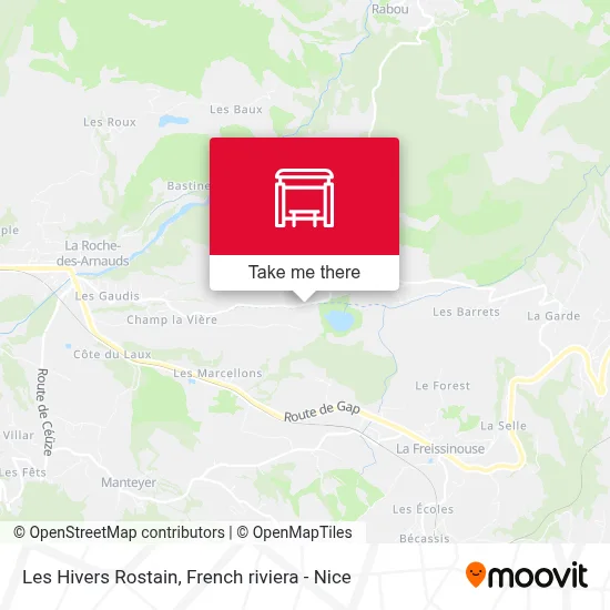 Les Hivers Rostain map
