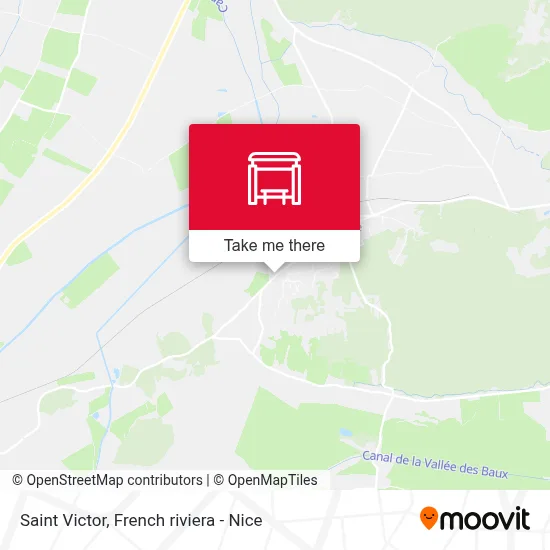 Saint Victor map
