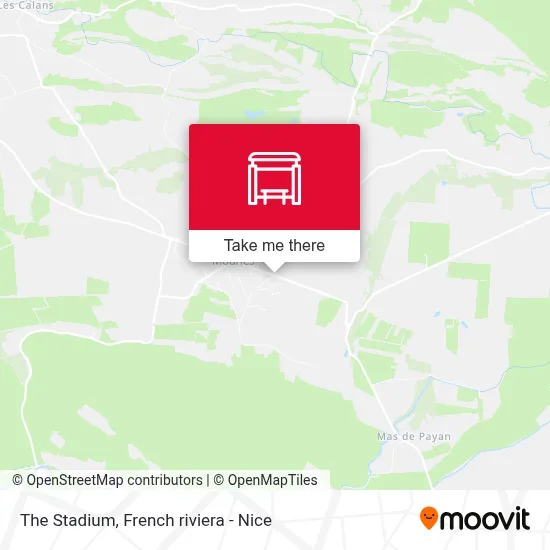 Mapa Le Stade
