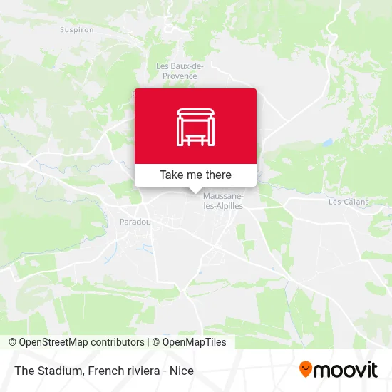 Le Stade map
