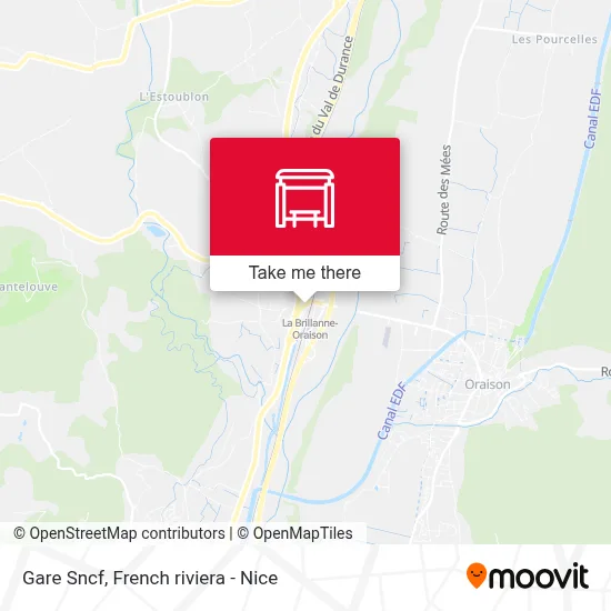 Gare Sncf map