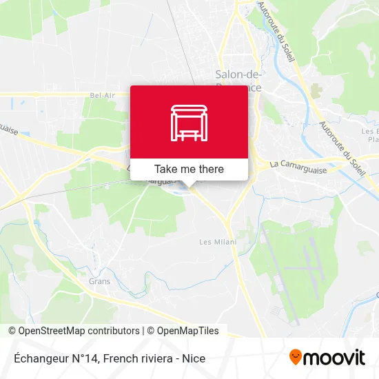Échangeur N°14 map