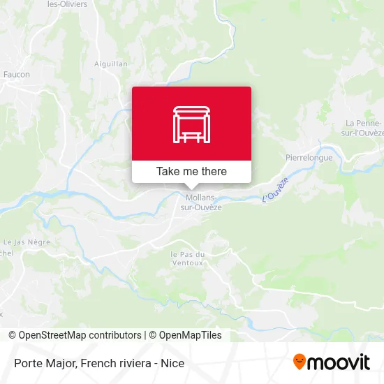 Porte Major map