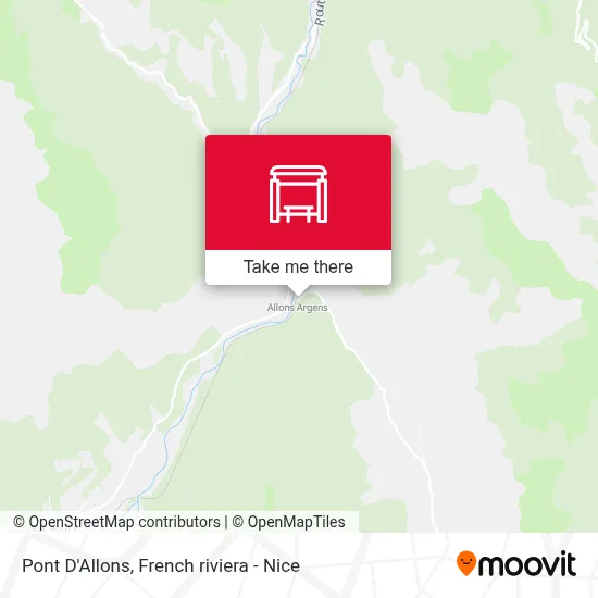 Pont D'Allons map