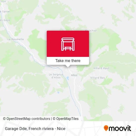 Mapa Garage Dde