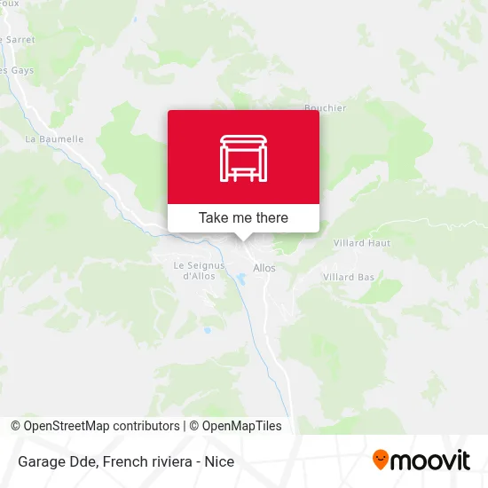 Mapa Garage Dde