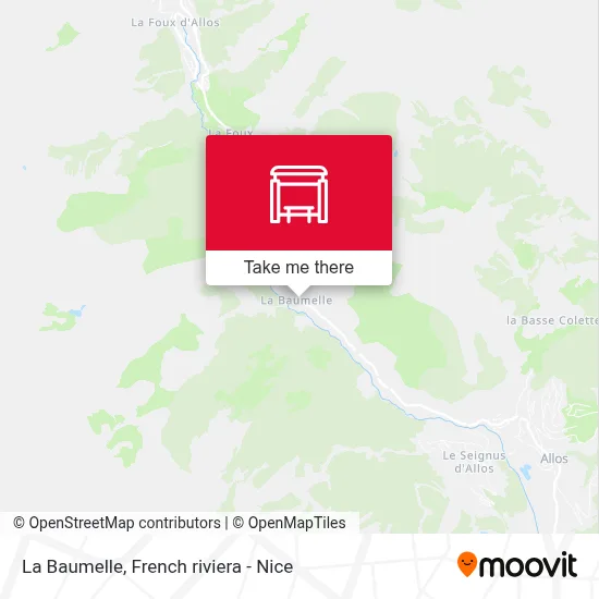 La Baumelle map