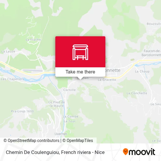 Chemin De Coulenguiou map