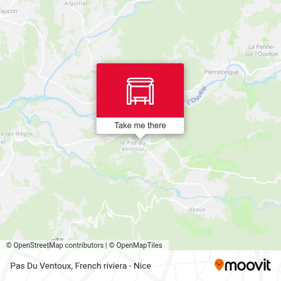Pas Du Ventoux map