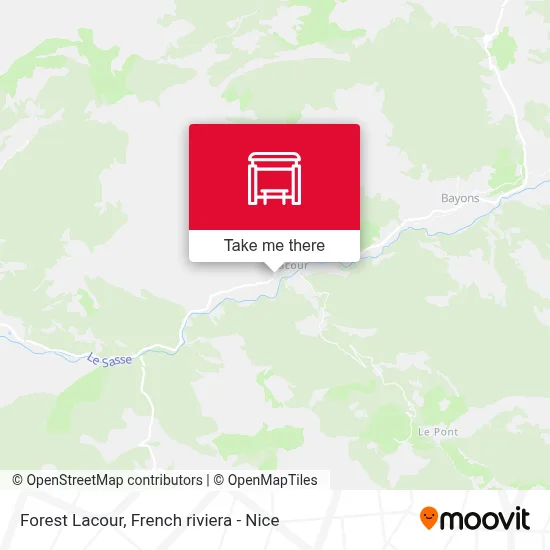 Forest Lacour map