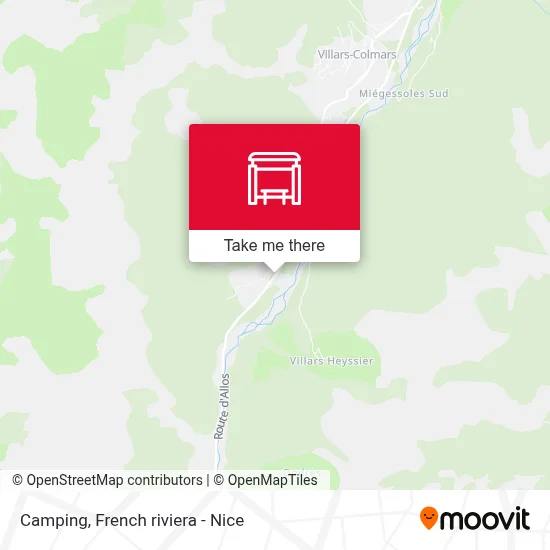 Mapa Camping