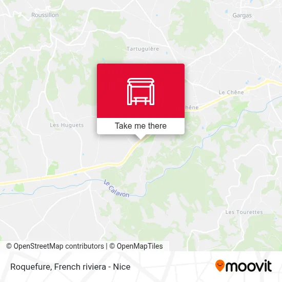 Roquefure map