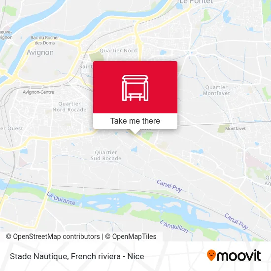 Stade Nautique map