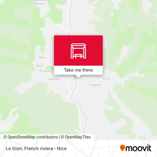Le Gion map