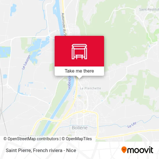 Saint Pierre map