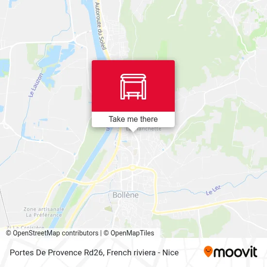 Portes De Provence Rd26 map