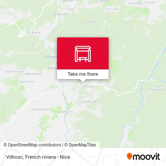 Vilhosc map