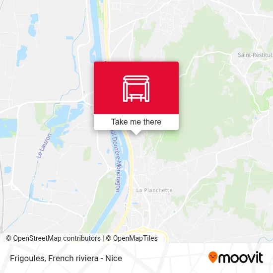 Frigoules map