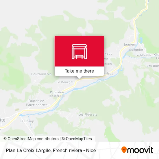Plan La Croix L'Argile map