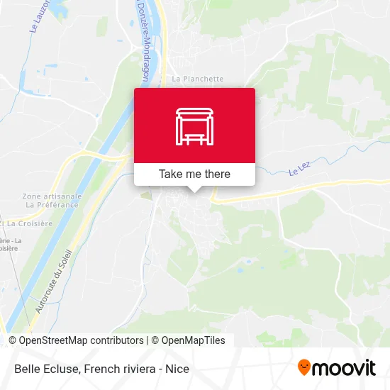 Belle Ecluse map