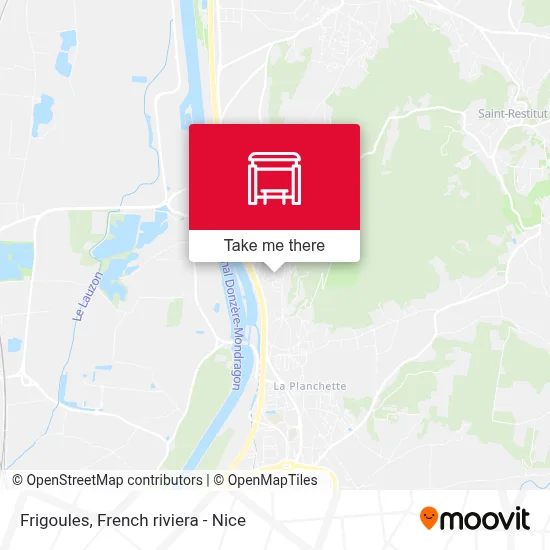 Frigoules map