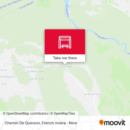 Chemin De Quinson map