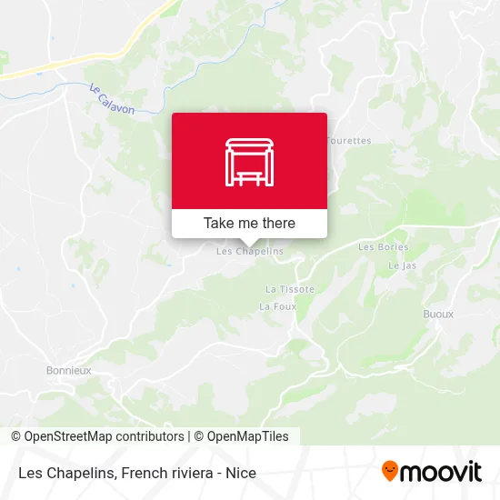 Mapa Les Chapelins