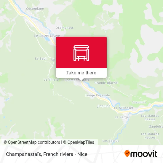 Champanastaïs map
