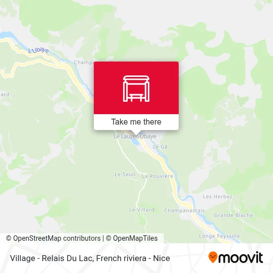 Village - Relais Du Lac map