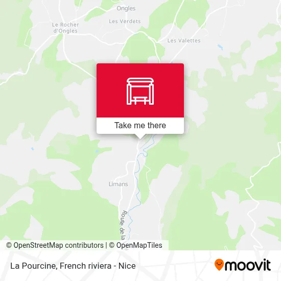 La Pourcine map