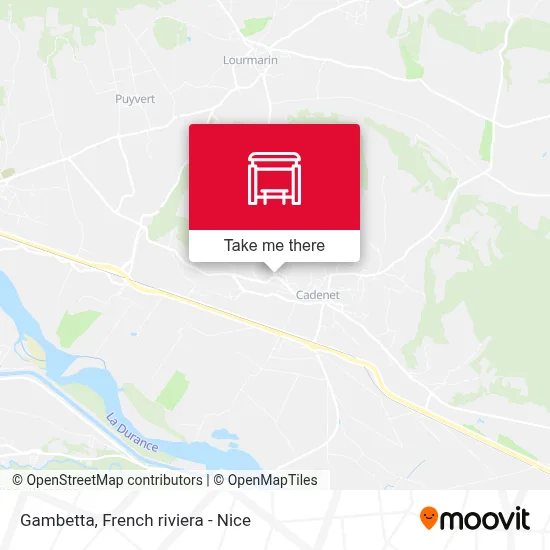 Mapa Gambetta