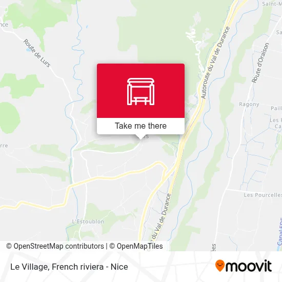 Le Village map