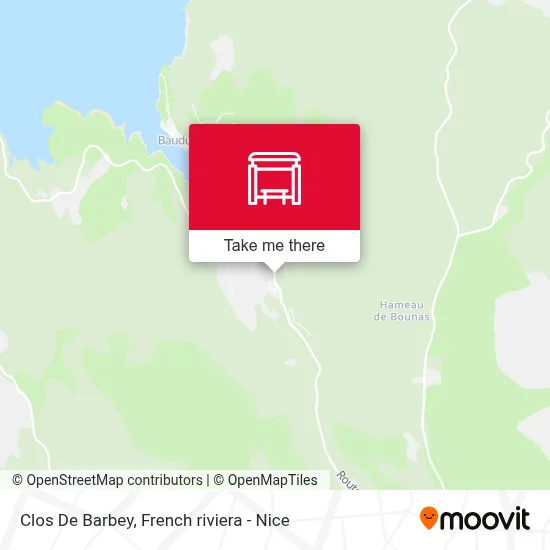 Clos De Barbey map