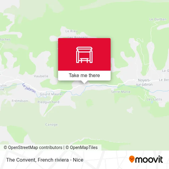 Le Couvent map