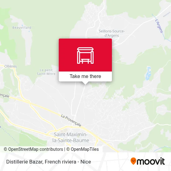 Distillerie Bazar map