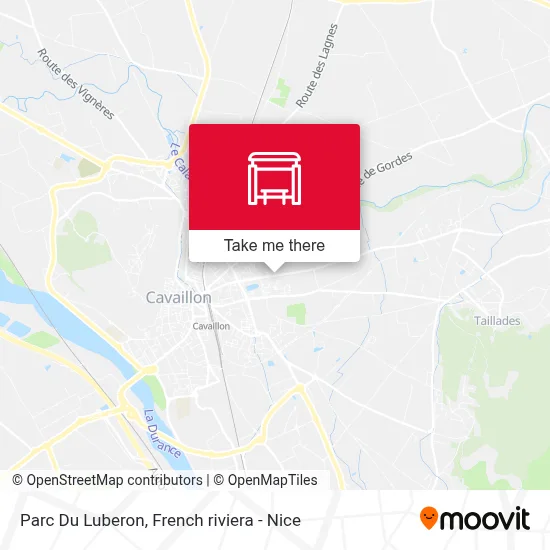 Parc Du Luberon map