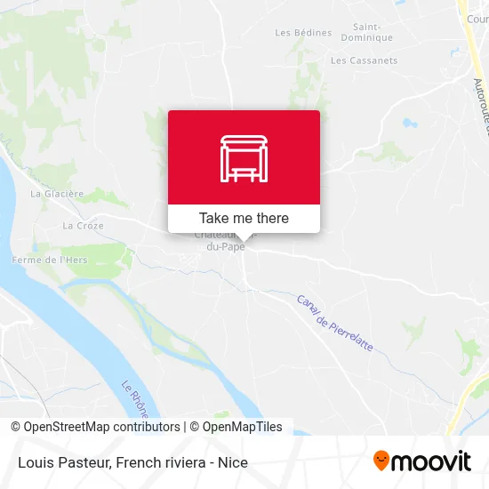 Louis Pasteur map