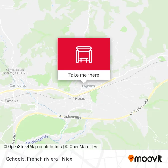 Ecoles map