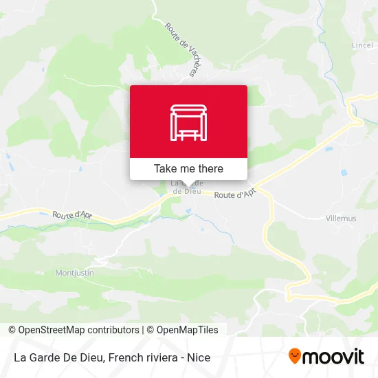 La Garde De Dieu map